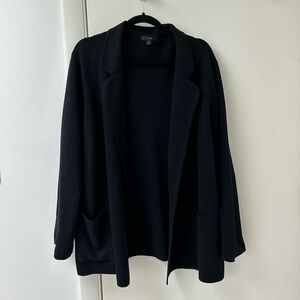 J. Crew sweater blazer with pockets black size XL